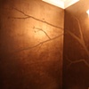 tree branch bronze metallic paint finish
