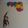 curious george balloons bedroom