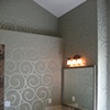 metallic swirl bath