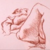 Untitled conte drawing #1