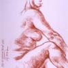 Untitled conte drawing #2