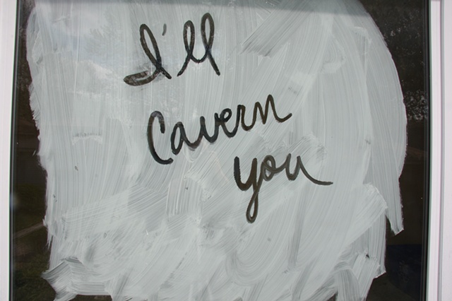 I'll Cavern you
detail of text, exterior