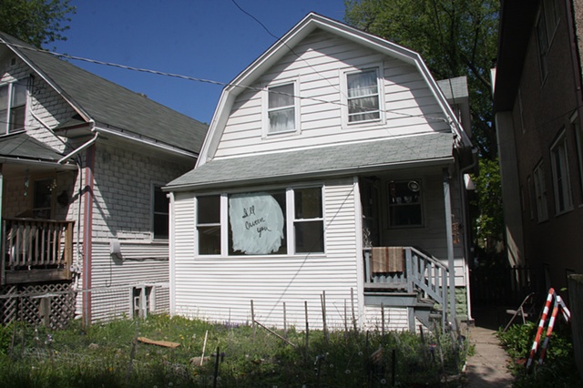 east facing view of installation, exterior