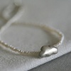 Mini Sterling Silver Cloud Bracelet with Pearls