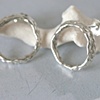 Fluid Circle Post Earrings