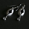 Sterling Silver Starlight Earrings with Zirconia