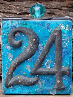 Contemporary, Modern, and Ancient celebration of 2 iconic symbols: 24 and @