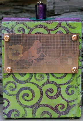 Celebrate the wonders of SPRING on this maple wooden Spirit Block