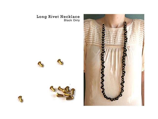 Long Rivet Necklace