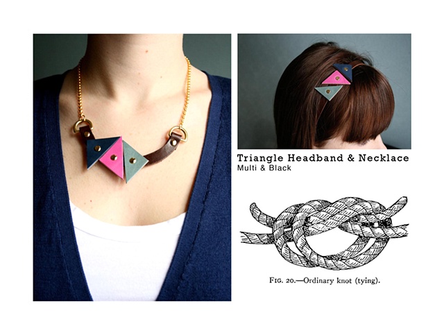 Triangle Headband & Necklace
