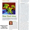 'Dear Food Diary' by Carrie McFadden. Style Magazine. January, '09.