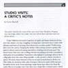 Essay by Carter Ratcliff. May, 2003.