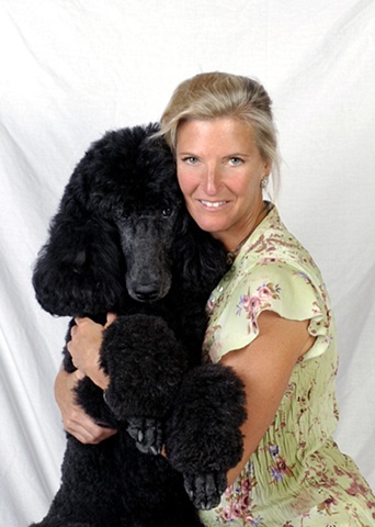 Woman and her dog