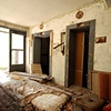 Apartment building lobby
