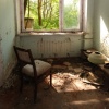 Chair in hospital room