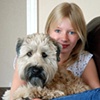Girl and her dog