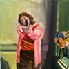 Girl with a Gun and Flowers