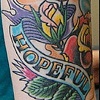 Courtney's arm