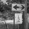 Church Sign On The Road