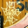 Graffiti On The Side Of A Railcar