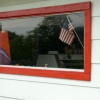 Flag In Window