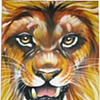 Le&atilde;o - acrylic canvas