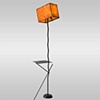 ALCHEMY floor lamp w/integrated table