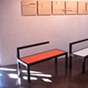 L bench