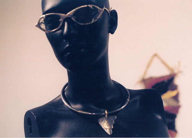 Eyeglasses and necklace