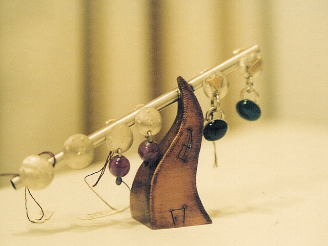 Earrings and stand