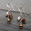 Circle Growing Dangle Earrings