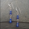 Simple Beat Earrings in Sapphire