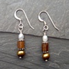 Circle Growing Drop Earrings