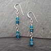 Simple Beat Earrings in Zircon