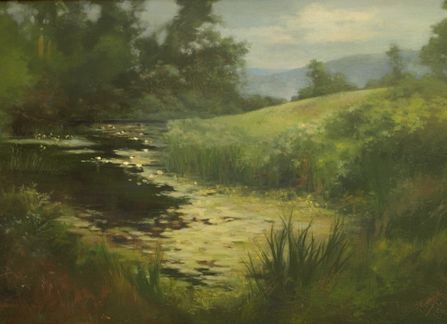 Morning Light on the Lily Pond