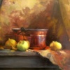 Copper Pot and Onions