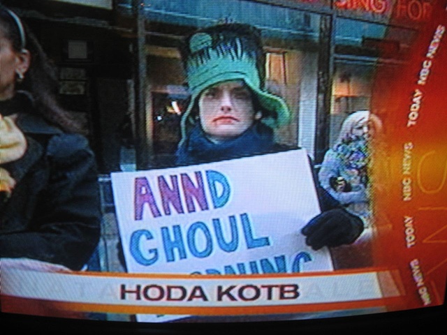 Me and My Sign (Undead Ann Curry)