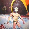 Funny Man at the Beach