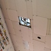 MLAB; ceiling
sanded plexiglas white remnants