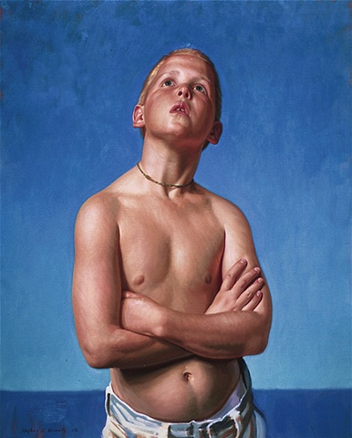 Boy Looking Up