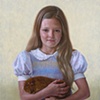 Girl with a guinea pig