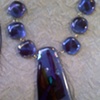 Blue Moon Drop Center Necklace