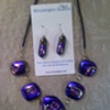 Vegas, Drop center Necklace with earrings