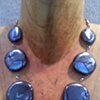 Silver with Green "Bobbles" Necklace