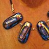 Blue and Gold four Piece Necklace