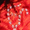 Peachey Full Wrap Necklace with Drop Center