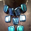 Egyptian Goddess Breastplate Necklace, in Turquoise