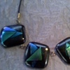 Green Star on Bronze Chunky Four Piece Necklace