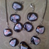 Black Opal Necklace and bracelet