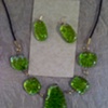 Green Apple with Earrings